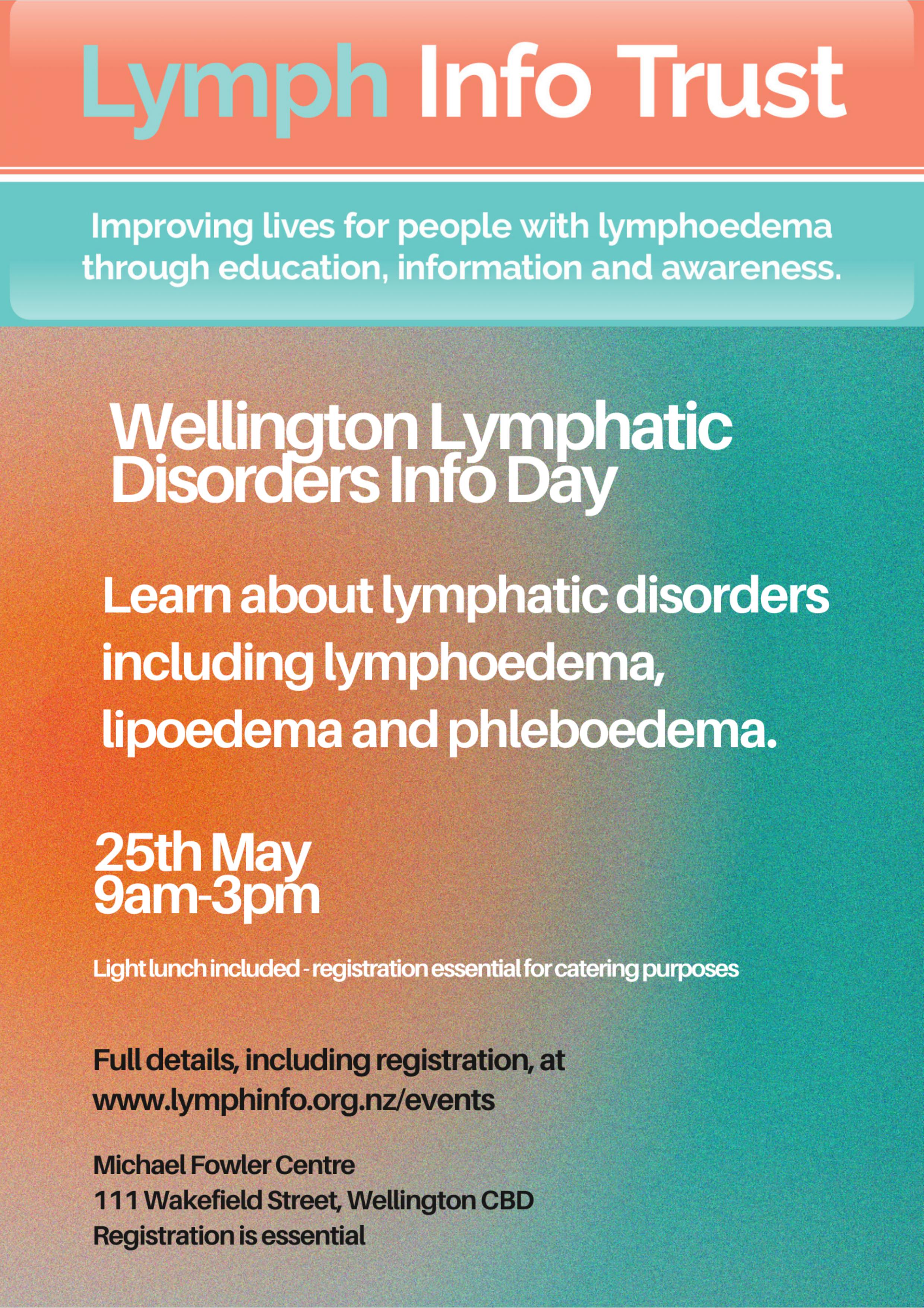 Wellington Lymph Info Day 